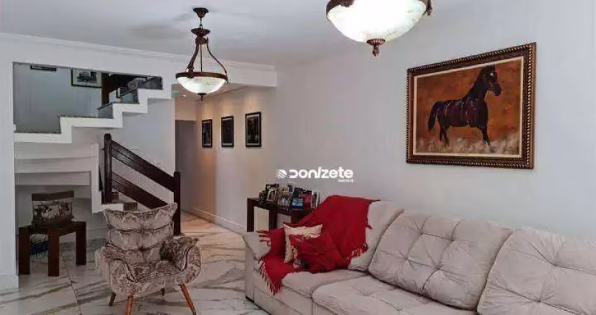 Sobrado com 3 dormitórios à venda, 200 m² por r$ 852.000,00 - parque oratório - santo andré/sp