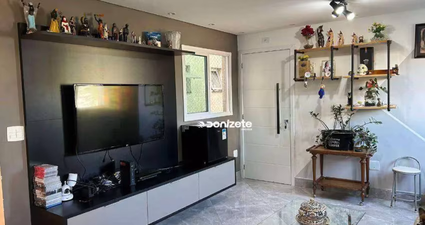 Cobertura com 2 dormitórios à venda, 120 m² por r$ 640.000,00 - casa branca - santo andré/sp