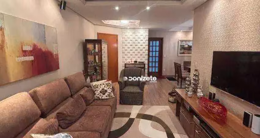 Apartamento com 3 dormitórios à venda, 144 m² por r$ 1.383.000,00 - vila assunção - santo andré/sp