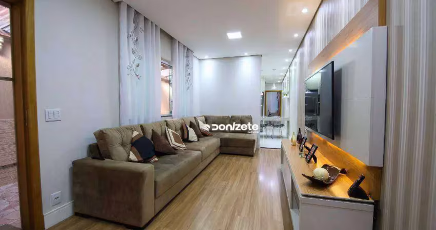 Casa com 2 dormitórios à venda, 103 m² por r$ 660.000,00 - parque capuava - santo andré/sp