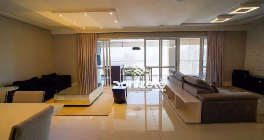 Apartamento com 3 dormitórios à venda, 192 m² por r$ 2.950.000,00 - jardim bela vista - santo andré/sp