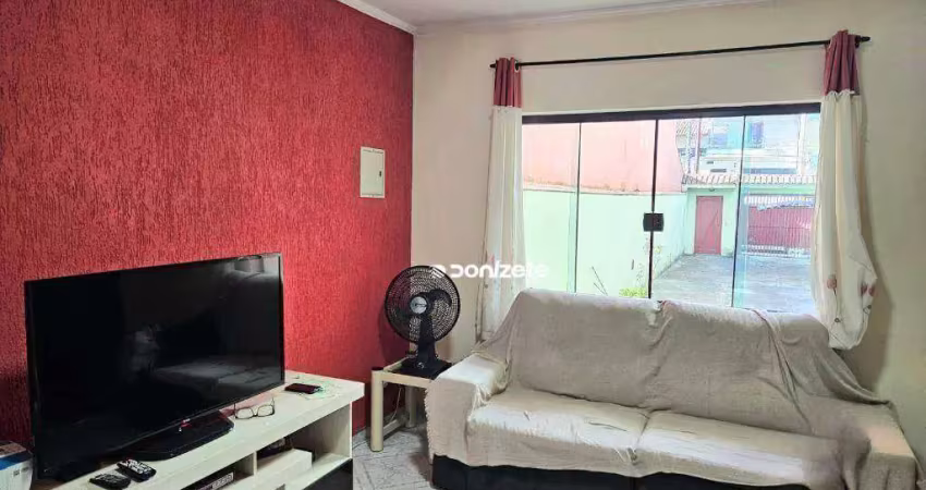 Sobrado com 2 dormitórios à venda, 138 m² por r$ 650.000,00 - vila pires - santo andré/sp
