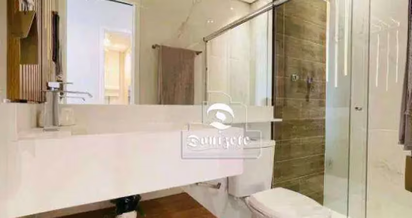 Apartamento com 2 dormitórios à venda, 67 m² por r$ 645.090,00 - vila alzira - santo andré/sp
