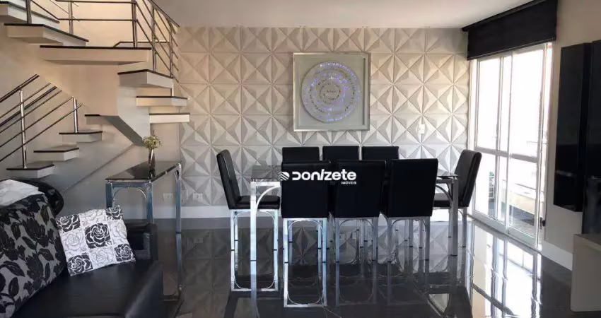 Cobertura com 3 dormitórios para alugar, 250 m² por r$ 12.500,00/mês - vila gilda - santo andré/sp