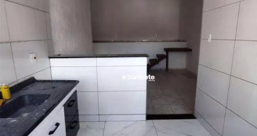 Casa com 1 dormitório para alugar, 30 m² por r$ 960,00/mês - jardim cristiane - santo andré/sp