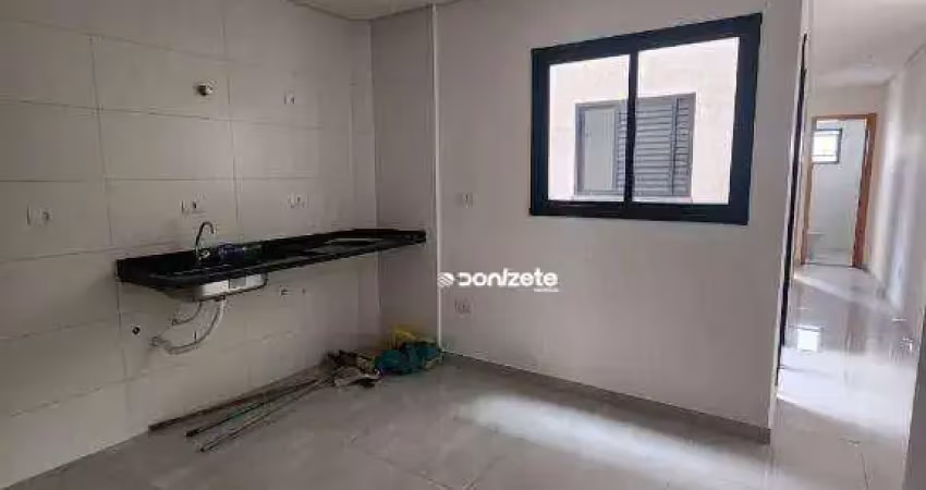 Apartamento com 2 dormitórios à venda, 43 m² por r$ 380.000,00 - vila scarpelli - santo andré/sp