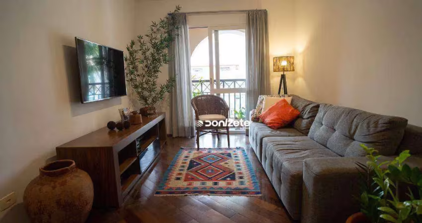 Apartamento com 3 dormitórios à venda, 96 m² por r$ 630.000,00 - vila bastos - santo andré/sp