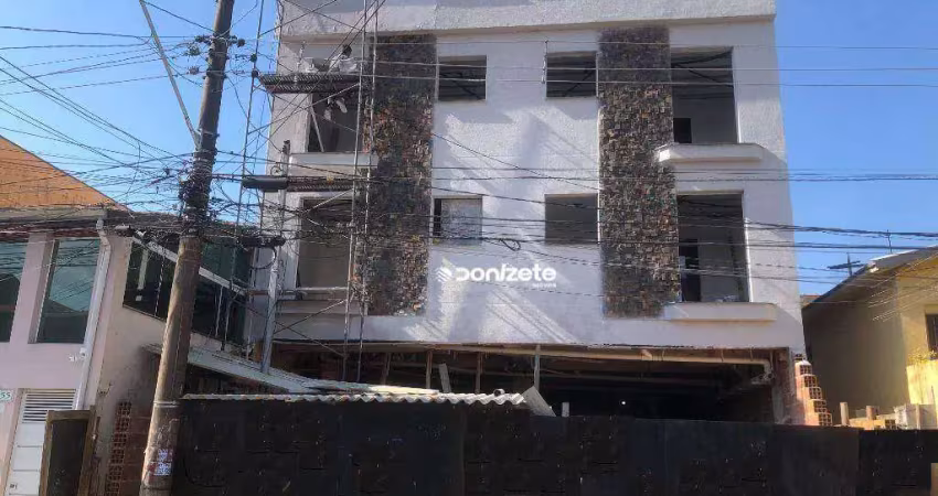 Cobertura com 2 dormitórios à venda, 88 m² por r$ 500.000,00 - vila humaitá - santo andré/sp
