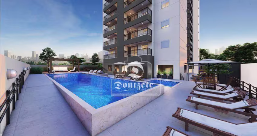 Apartamento com 2 dormitórios à venda, 69 m² por r$ 646.636,00 - parque das nações - santo andré/sp