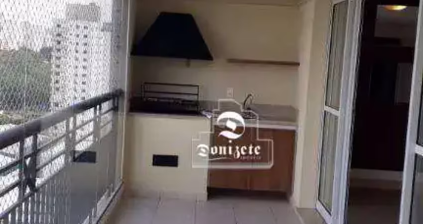 Apartamento com 3 dormitórios para alugar, 135 m² por r$ 16.400,00/mês - jardim - santo andré/sp