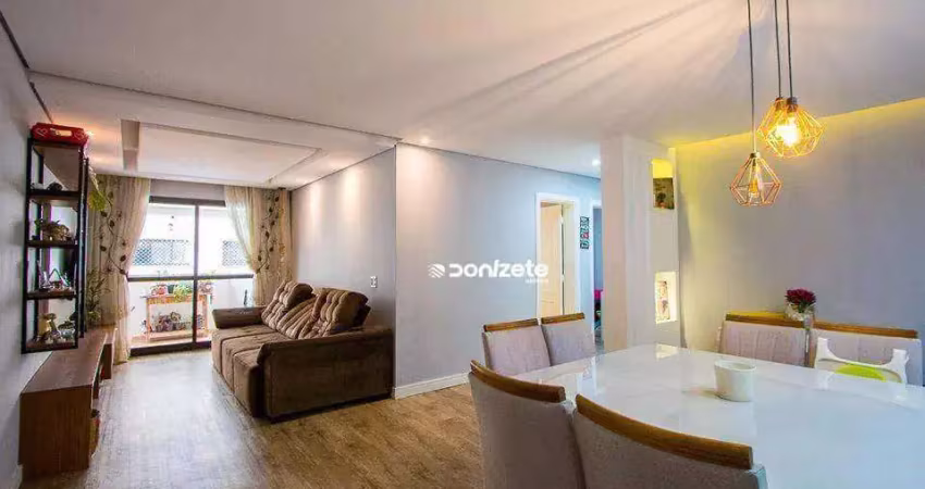 Apartamento com 3 dormitórios à venda, 106 m² por r$ 750.000,00 - vila gilda - santo andré/sp