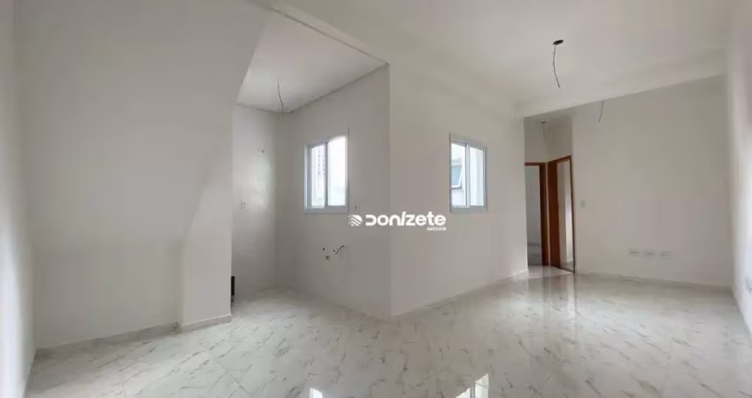 Cobertura com 2 dormitórios à venda, 109 m² por r$ 423.000,00 - vila pires - santo andré/sp