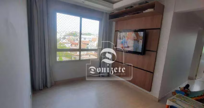 Apartamento com 3 dormitórios à venda, 66 m² por r$ 350.000,00 - parque marajoara - santo andré/sp