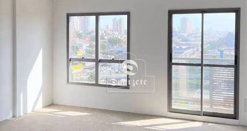 Sala, 38 m² - venda por r$ 380.000,00 ou aluguel por r$ 2.571,00/mês - campestre - santo andré/sp