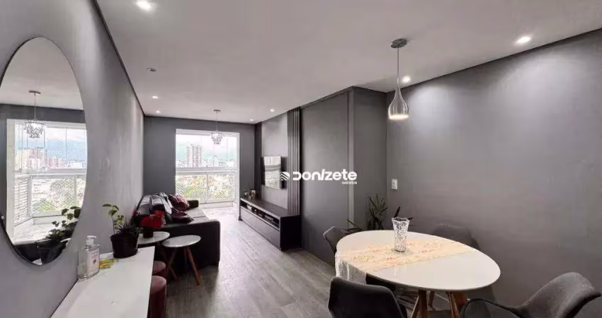 Apartamento com 2 dormitórios à venda, 61 m² por r$ 590.000,00 - paraíso - santo andré/sp