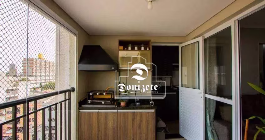 Apartamento com 2 dormitórios à venda, 63 m² por r$ 490.000,00 - vila pires - santo andré/sp