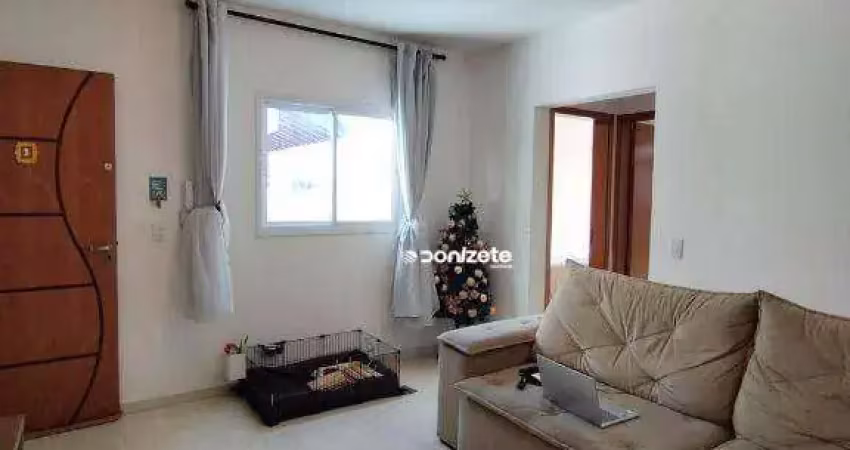 Cobertura com 2 dormitórios à venda, 54 m² por r$ 550.000,00 - vila alzira - santo andré/sp