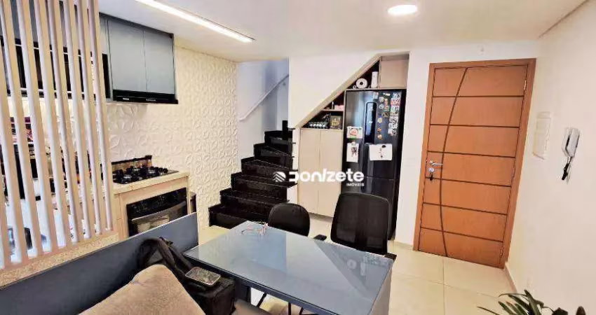 Cobertura com 2 dormitórios à venda, 98 m² por r$ 630.000,00 - vila alzira - santo andré/sp