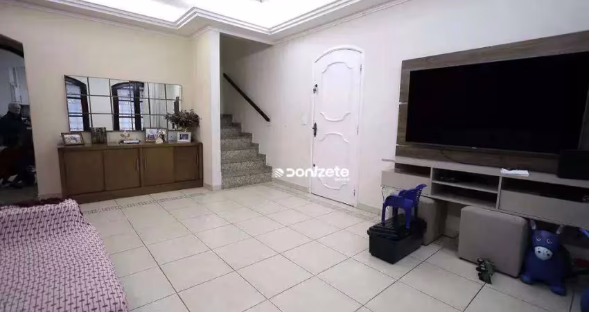 Sobrado com 3 dormitórios à venda, 156 m² por r$ 660.000,00 - vila pires - santo andré/sp