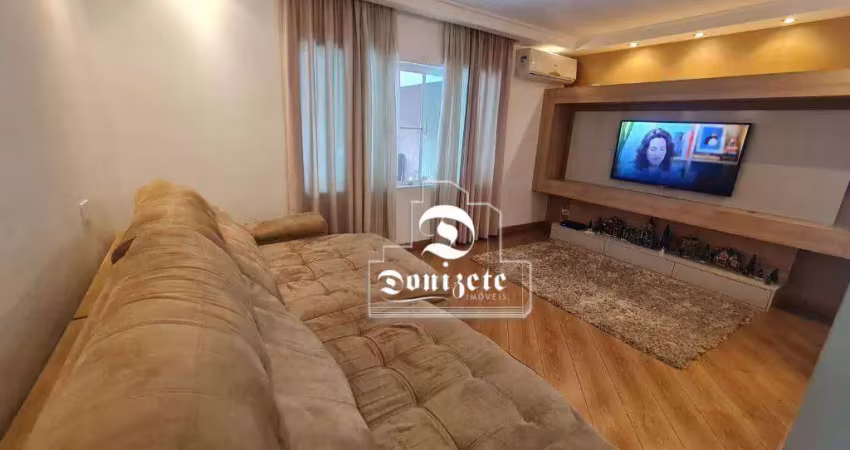 Sobrado com 3 dormitórios à venda, 230 m² por r$ 1.550.000,00 - campestre - santo andré/sp
