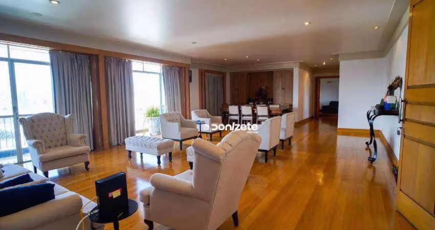 Apartamento com 4 dormitórios à venda, 300 m² por r$ 1.250.000,01 - centro - santo andré/sp