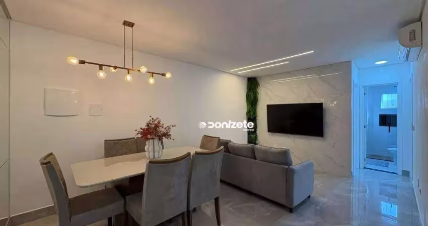 Apartamento com 2 dormitórios à venda, 60 m² por r$ 550.000,00 - vila alpina - santo andré/sp