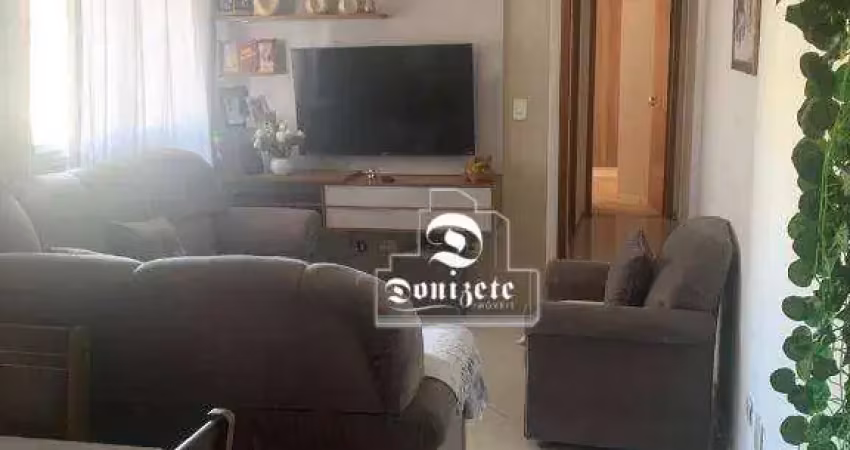 Cobertura com 2 dormitórios à venda, 120 m² por r$ 590.000,00 - casa branca - santo andré/sp