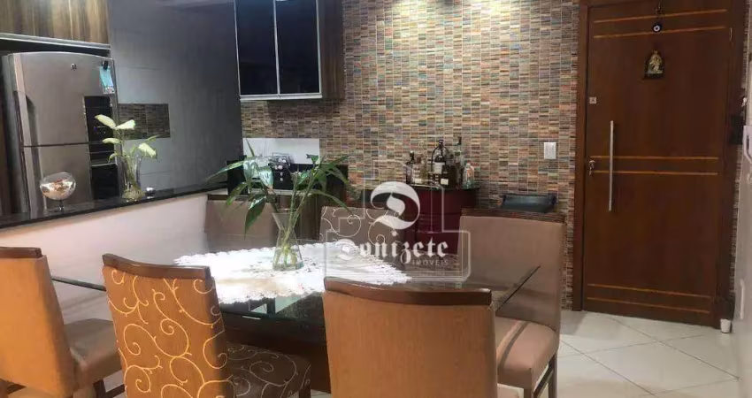 Cobertura com 3 dormitórios à venda, 136 m² por r$ 790.000,00 - paraíso - santo andré/sp