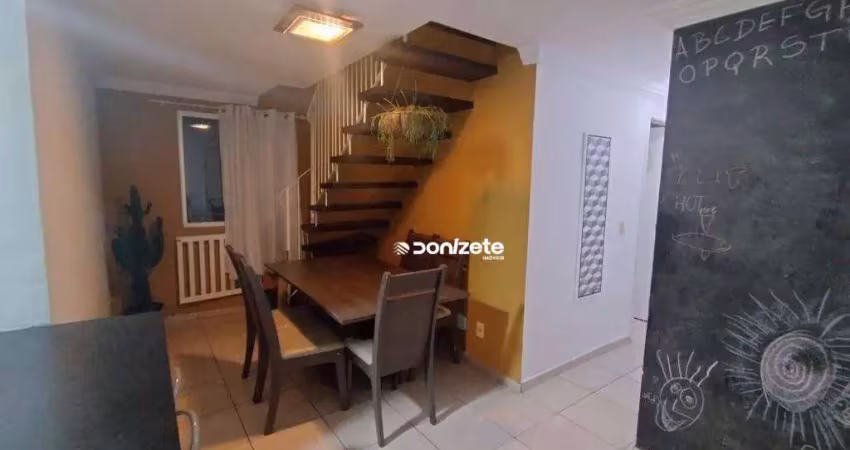 Cobertura com 3 dormitórios à venda, 115 m² por r$ 330.000,00 - parque são vicente - mauá/sp