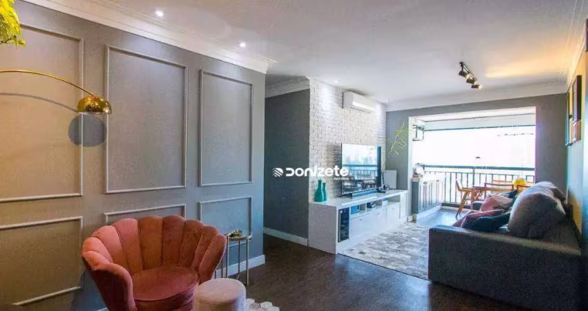 Apartamento com 3 dormitórios à venda, 88 m² por r$ 935.000,00 - jardim - santo andré/sp