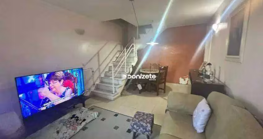 Sobrado com 3 dormitórios à venda, 118 m² por r$ 569.000,00 - campestre - santo andré/sp