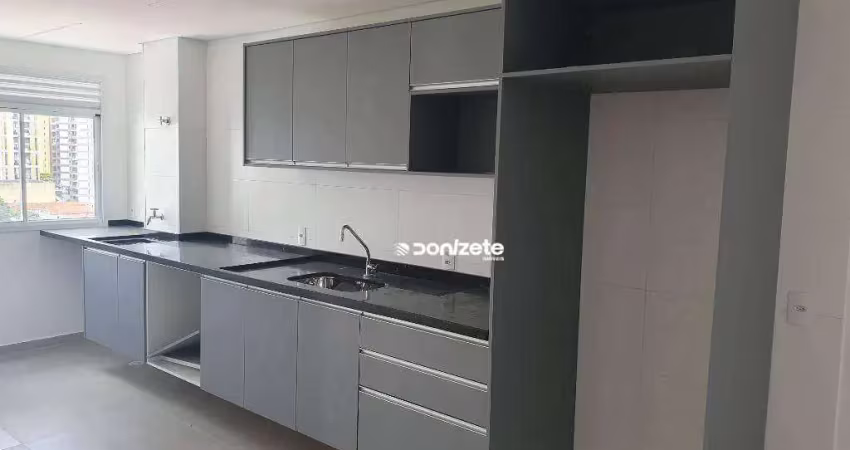 Apartamento para alugar, 55 m² por r$ 3.790,00/mês - jardim - santo andré/sp