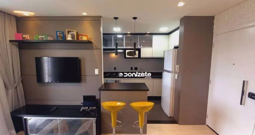 Apartamento com 2 dormitórios à venda, 65 m²a/u comvaranda grill, 01 vaga com depósito por r$ 630.000 - vila américa - santo andré/sp.