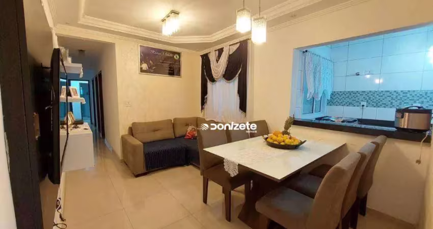 Cobertura com 2 dormitórios à venda, 200 m² por r$ 680.000,00 - parque das nações - santo andré/sp