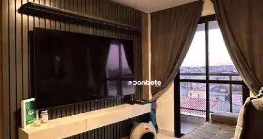Cobertura com 2 dormitórios à venda, 88 m² por r$ 620.000,00 - cidade são jorge - santo andré/sp