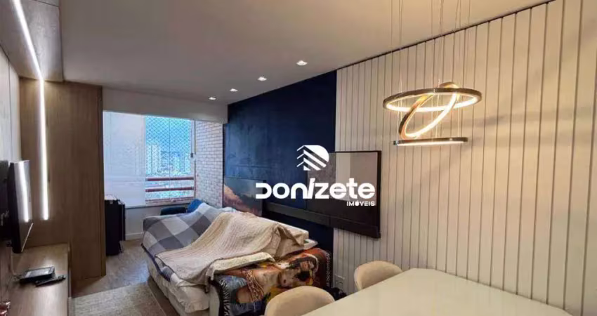 Apartamento com 2 dormitórios à venda, 60 m² por r$ 497.000,00 - casa branca - santo andré/sp