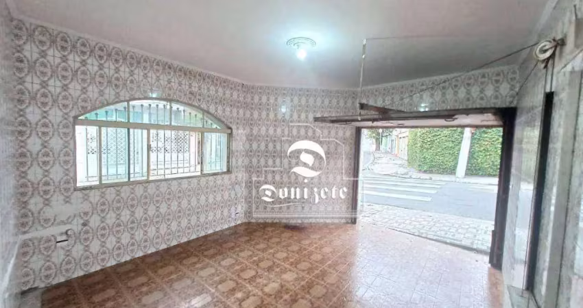 Salão para alugar, 20 m² por r$ 1.750,00/mês - vila assunção - santo andré/sp