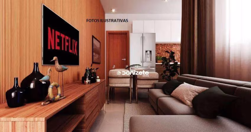 Apartamento com 2 dormitórios à venda, 46 m² por r$ 389.900,00 - campestre - santo andré/sp