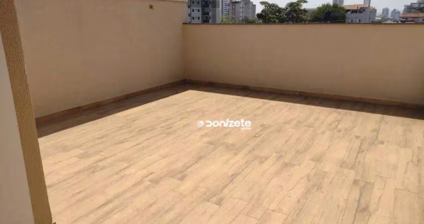 Cobertura com 2 dormitórios à venda, 85 m² por r$ 475.000,00 - santa maria - santo andré/sp