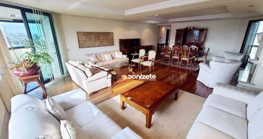 Apartamento com 4 dormitórios à venda, 324 m² por r$ 1.880.000,00 - jardim - santo andré/sp
