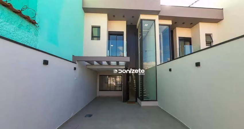 Sobrado com 3 dormitórios à venda, 155 m² por r$ 1.352.000,00 - vila alzira - santo andré/sp