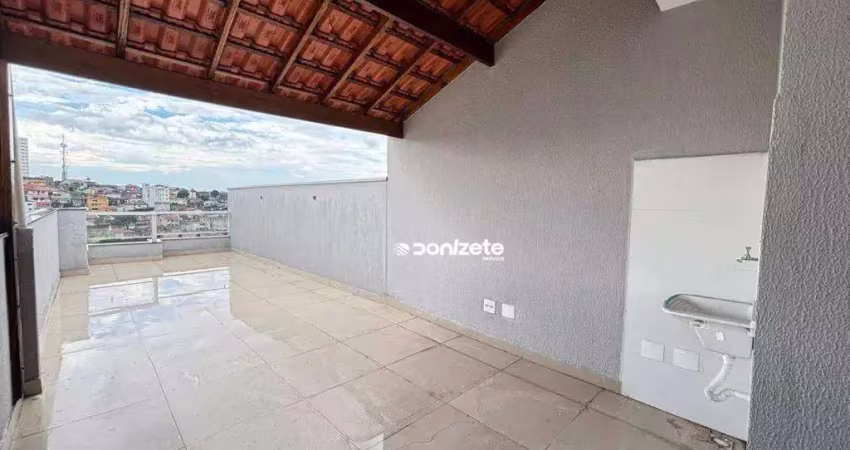 Cobertura com 2 dormitórios à venda, 90 m² por r$ 487.000,00 - vila curuçá - santo andré/sp