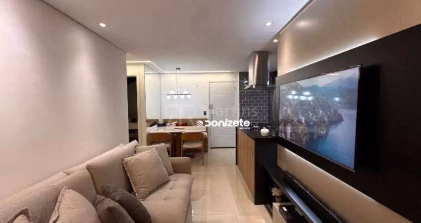 Apartamento com 2 dormitórios à venda, 63 m² por r$ 820.000,00 - vila gilda - santo andré/sp
