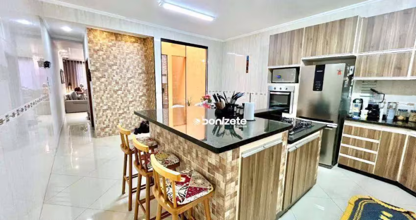 Sobrado com 3 dormitórios à venda, 220 m² por r$ 870.000,00 - vila progresso - santo andré/sp