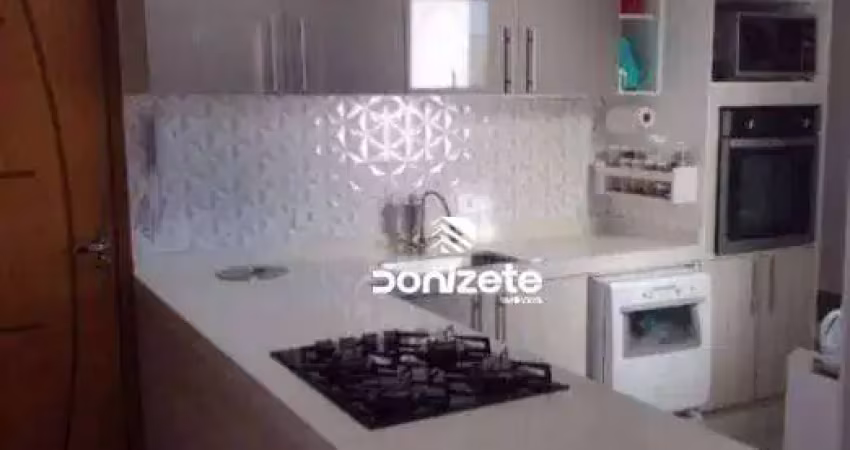 Cobertura com 2 dormitórios à venda, 100 m² por r$ 440.000,00 - vila luzita - santo andré/sp