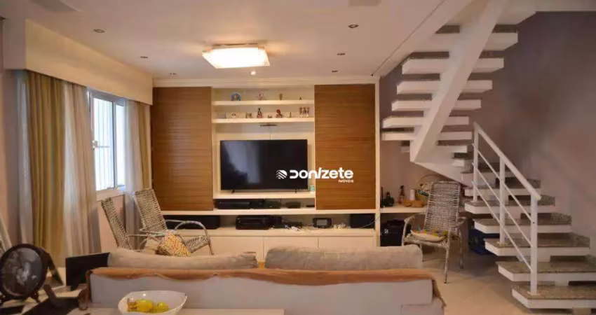Sobrado com 3 dormitórios à venda, 125 m² por r$ 799.999,90 - vila scarpelli - santo andré/sp