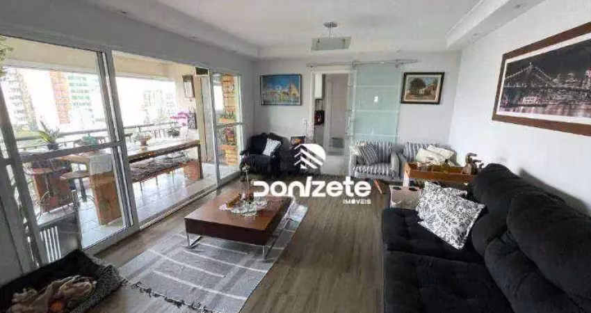Apartamento com 4 dormitórios à venda, 124 m² por r$ 1.500.000,00 - jardim - santo andré/sp
