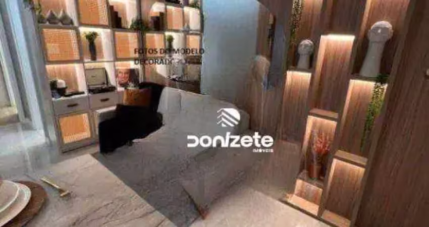 Apartamento com 2 dormitórios à venda, 58 m² por r$ 524.000,00 - vila alzira - santo andré/sp