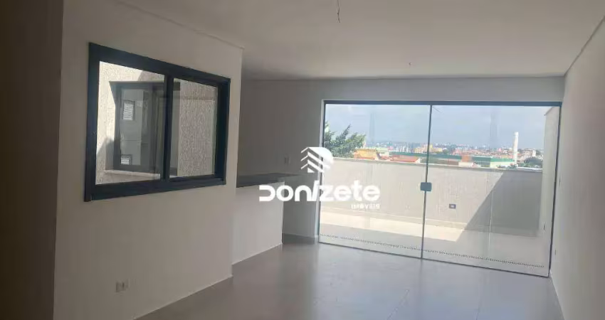 Cobertura com 2 dormitórios à venda, 100 m² por r$ 680.000,00 - santa maria - santo andré/sp