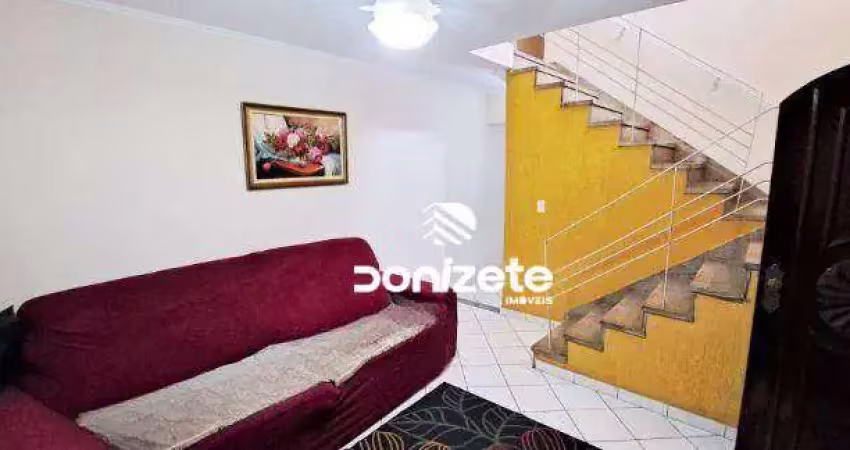 Sobrado com 3 dormitórios à venda, 173 m² por r$ 645.000,00 - jardim ocara - santo andré/sp